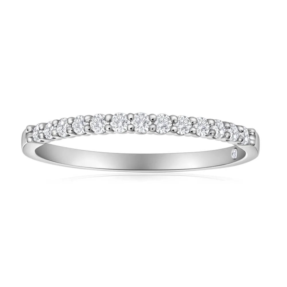 1/5 Carat Flawless Cut Diamonds Set In 18ct White Gold