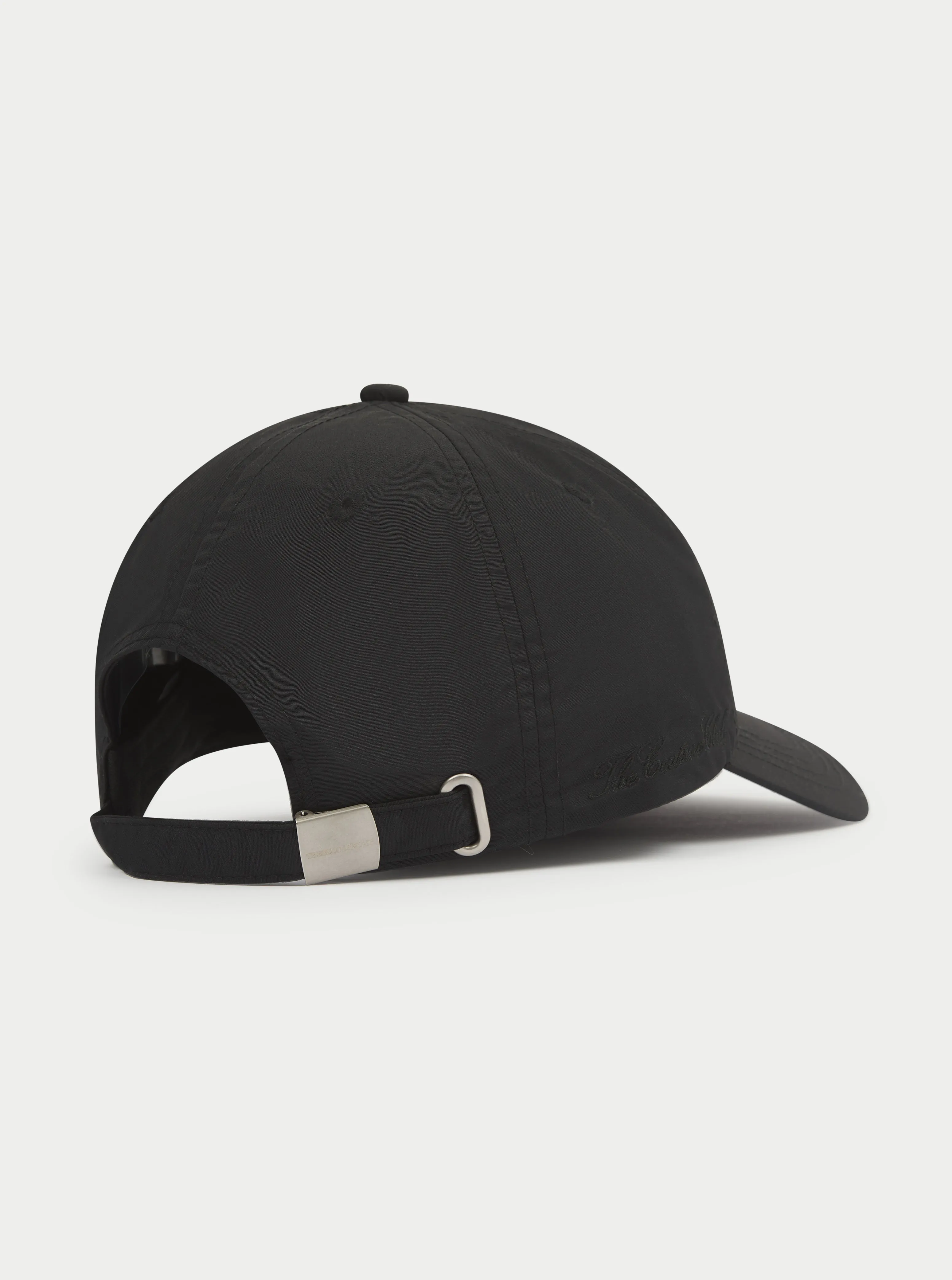 5 PANEL NYLON CAP - BLACK