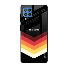 Abstract Arrow Pattern Glass Case For Samsung Galaxy F22