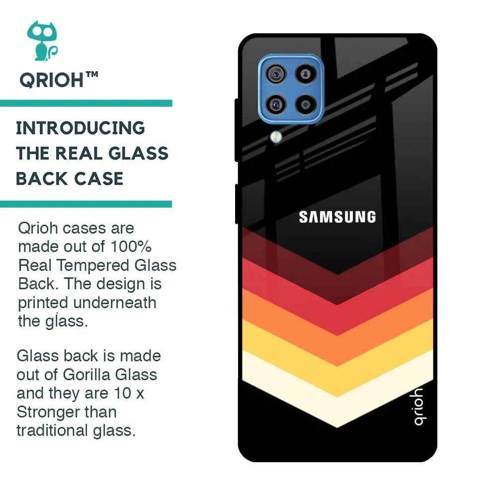 Abstract Arrow Pattern Glass Case For Samsung Galaxy F22