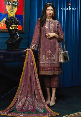 AJE-03 EMBROIDERED KHADDAR 3 PCS