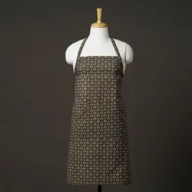 Ajrakh Block Printed Cotton Apron with Pocket