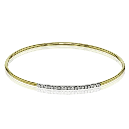 Bangle in 18k Gold with Diamonds