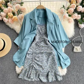 Berrin Dress With Blazer