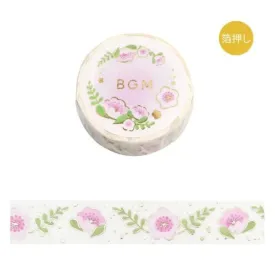 BGM Foil Stamping Masking Tape: Life - Cute Flower