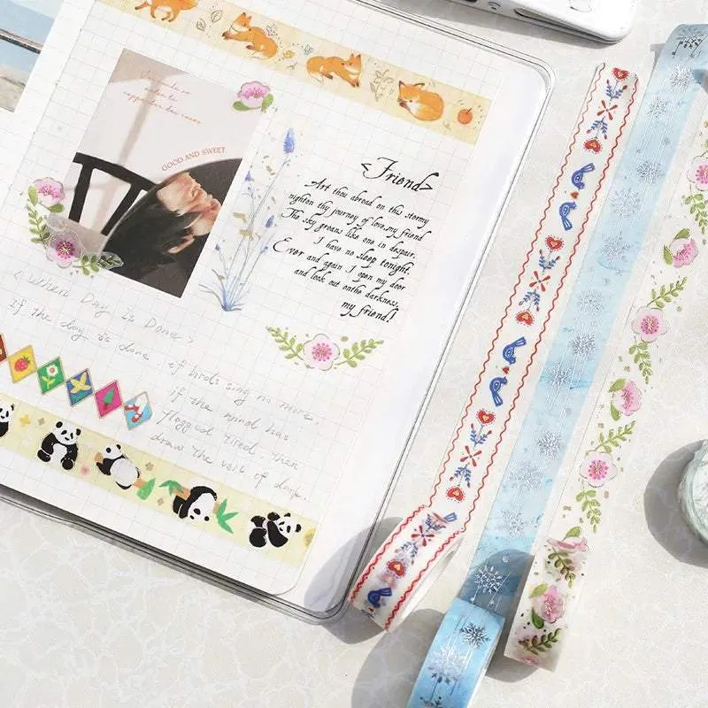 BGM Foil Stamping Masking Tape: Life - Vintage Embroidery