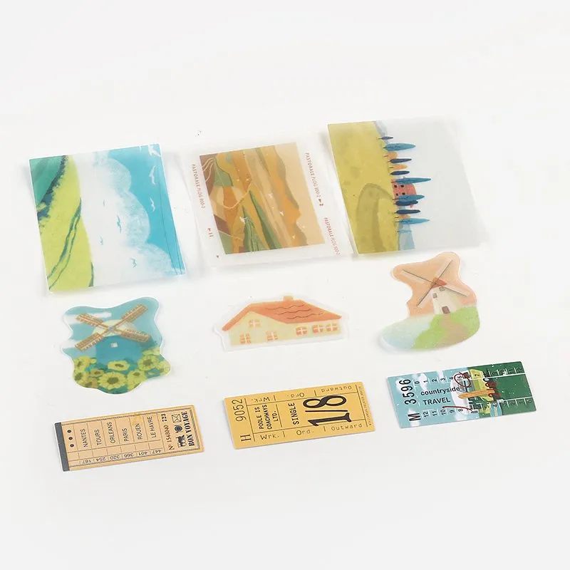 BGM Travel Diary / Countryside Tracing Paper Seal