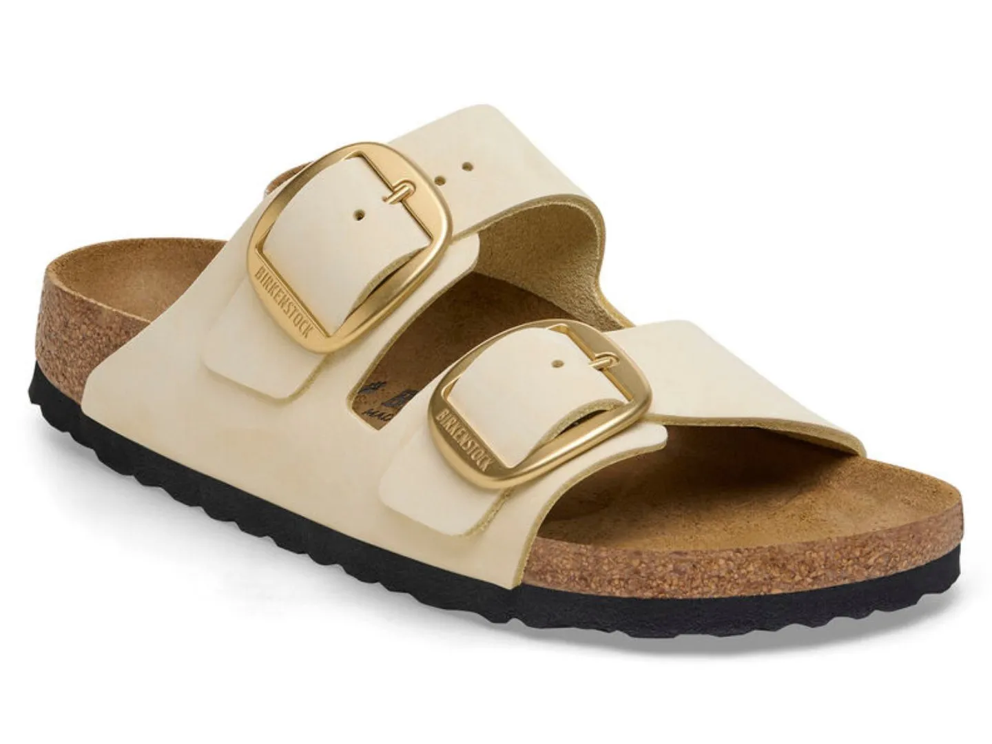 Birkenstock: Arizona Big Buckle in Ecru