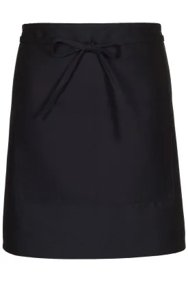 Black Half Bistro Apron (2 Pockets)