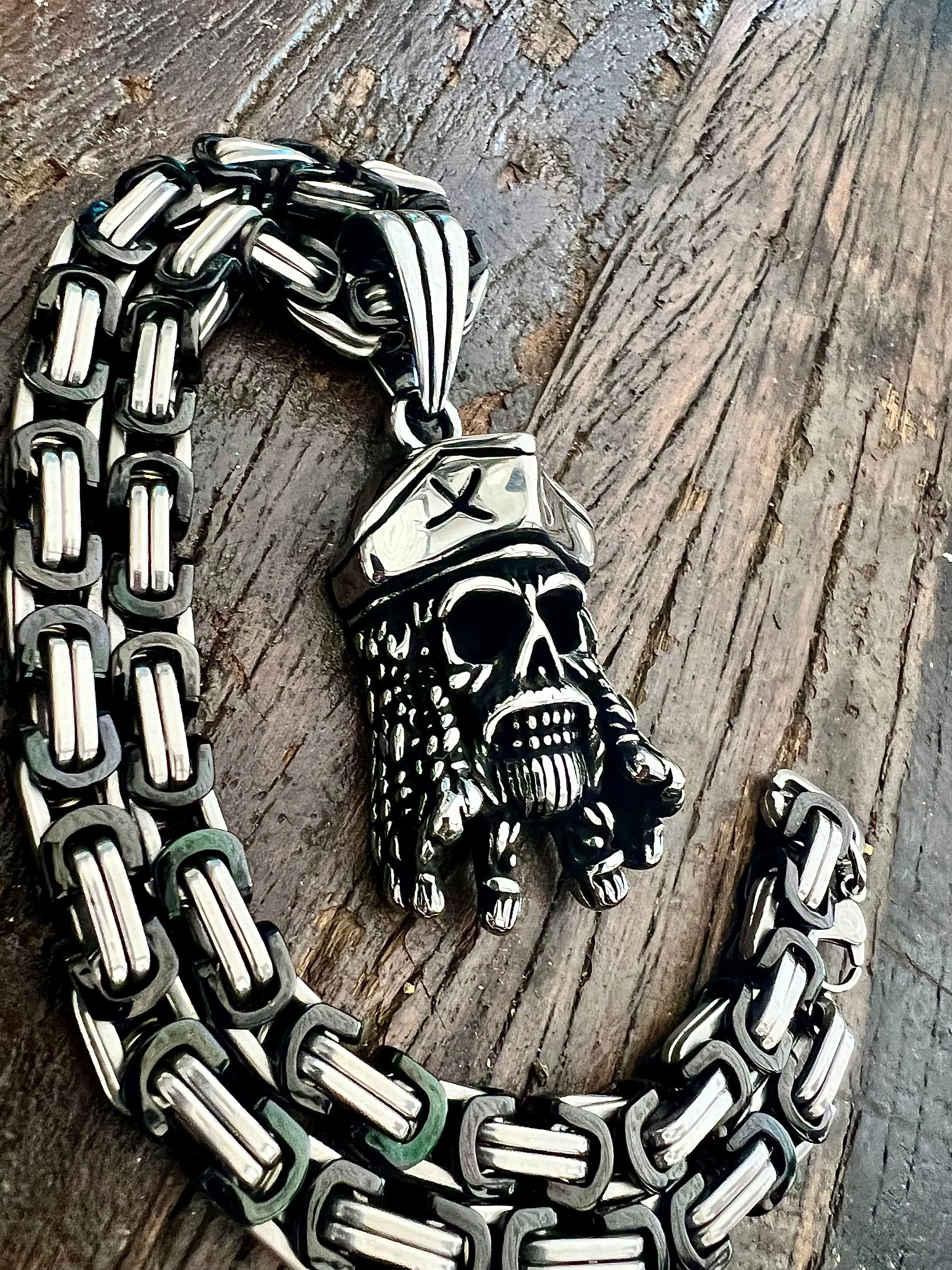 Bone Crusher - Pirate Pendant - Necklace (836)