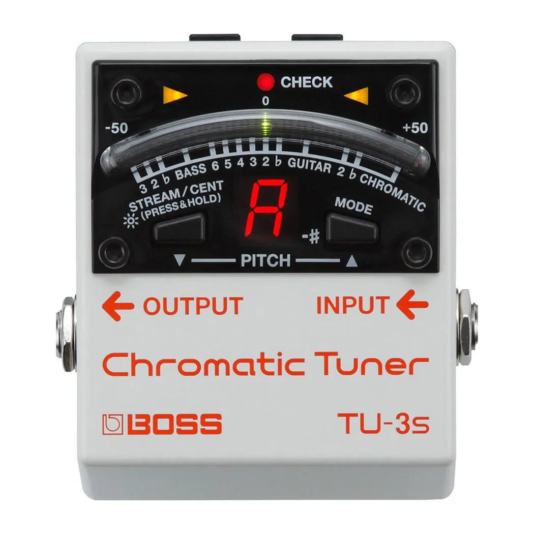 Boss TU-3S Small Chromatic Tuner Effects Pedal