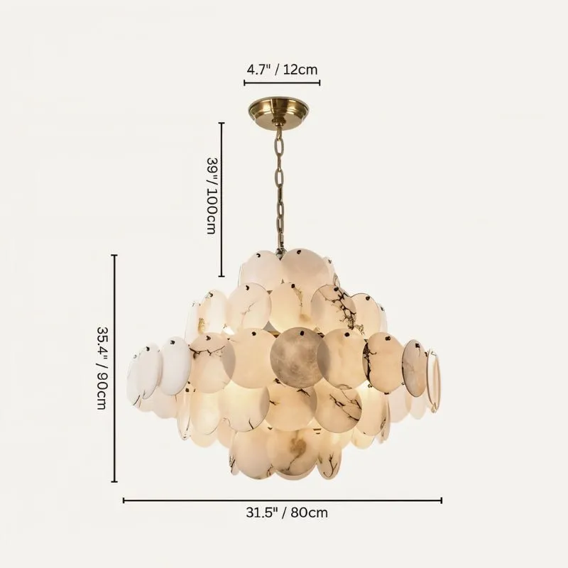 Caelum Alabaster Chandelier