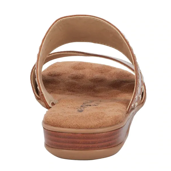 Camilla Sandal: Luggage Soft Leather NEW I Walking Cradle