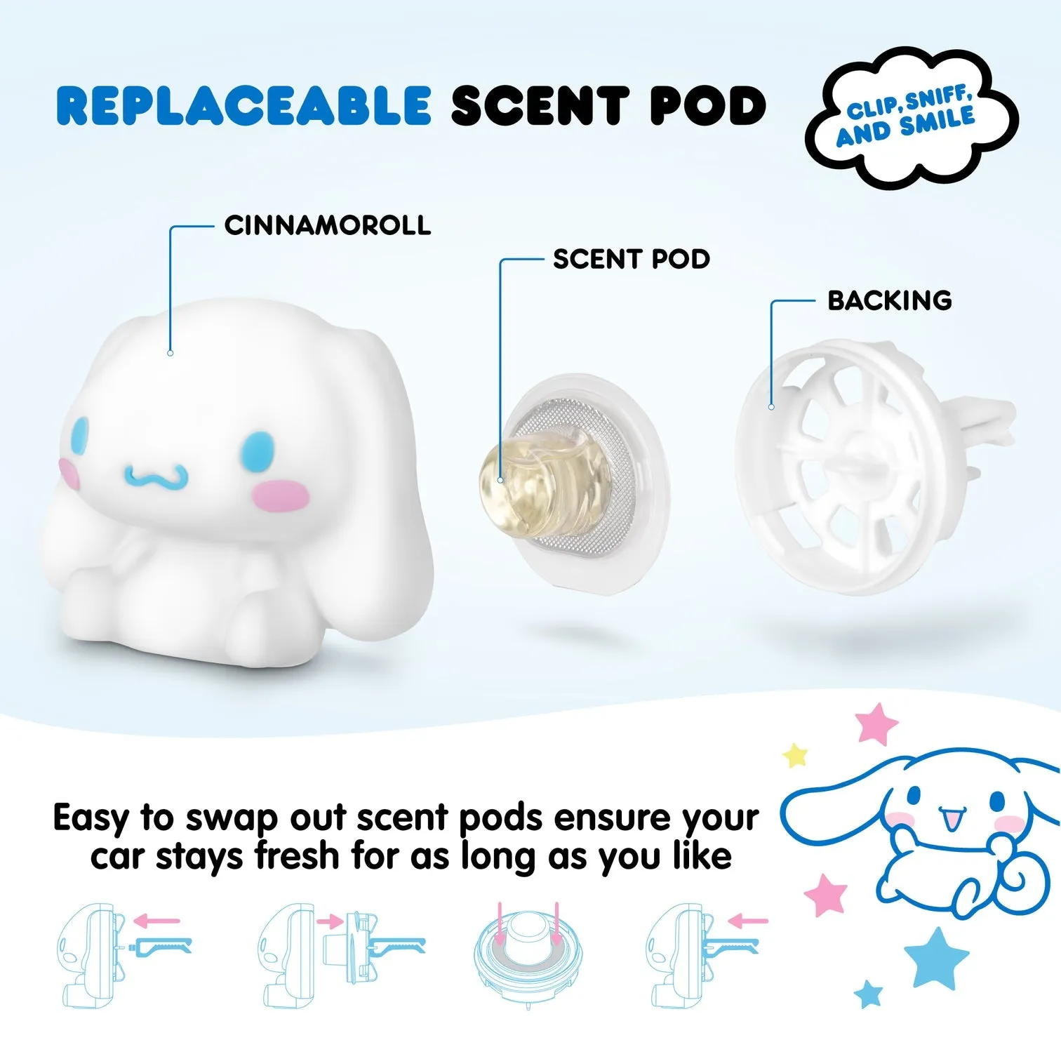 Cinnamoroll Car Air Freshener