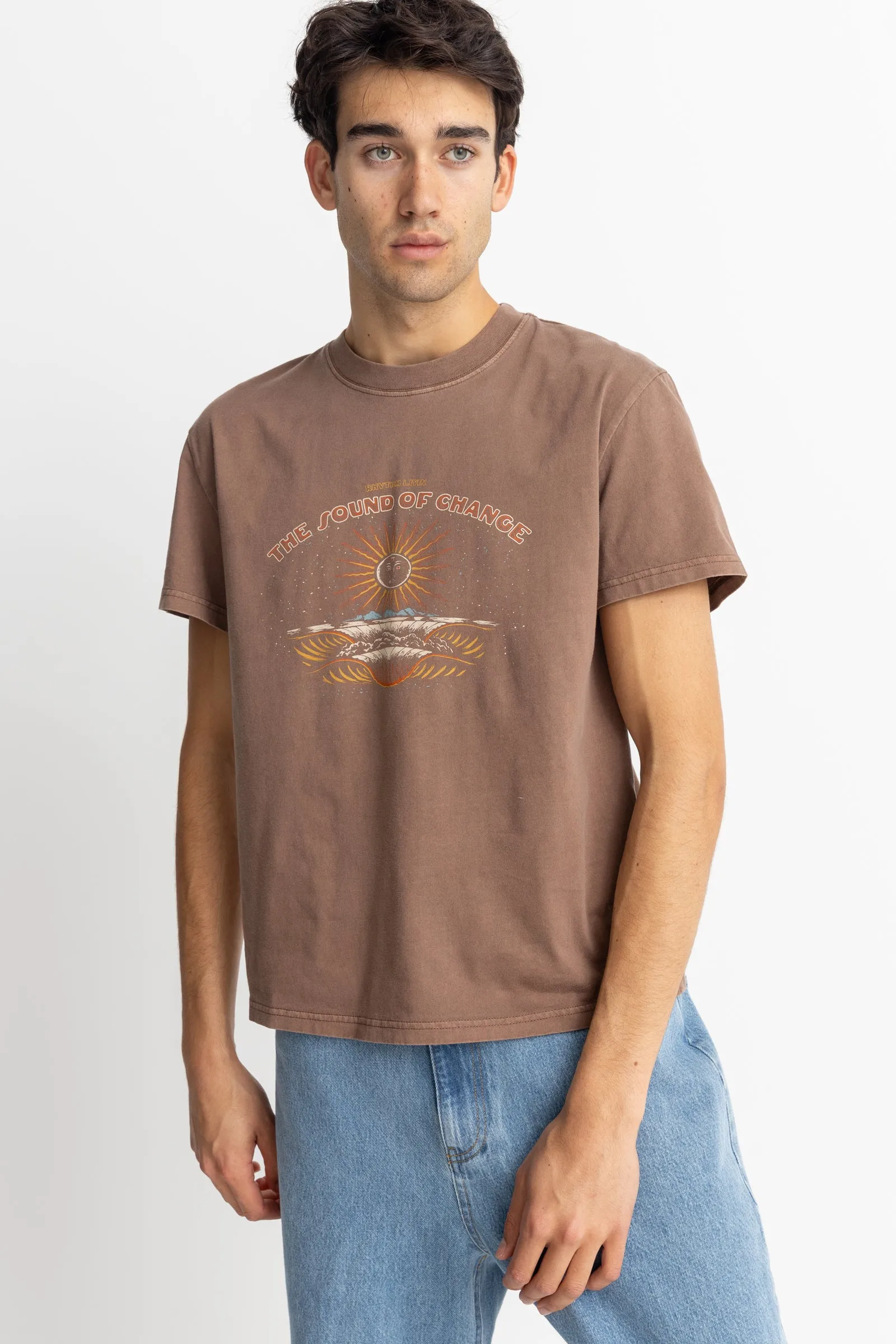 Cosmic Band Ss T-Shirt Brown