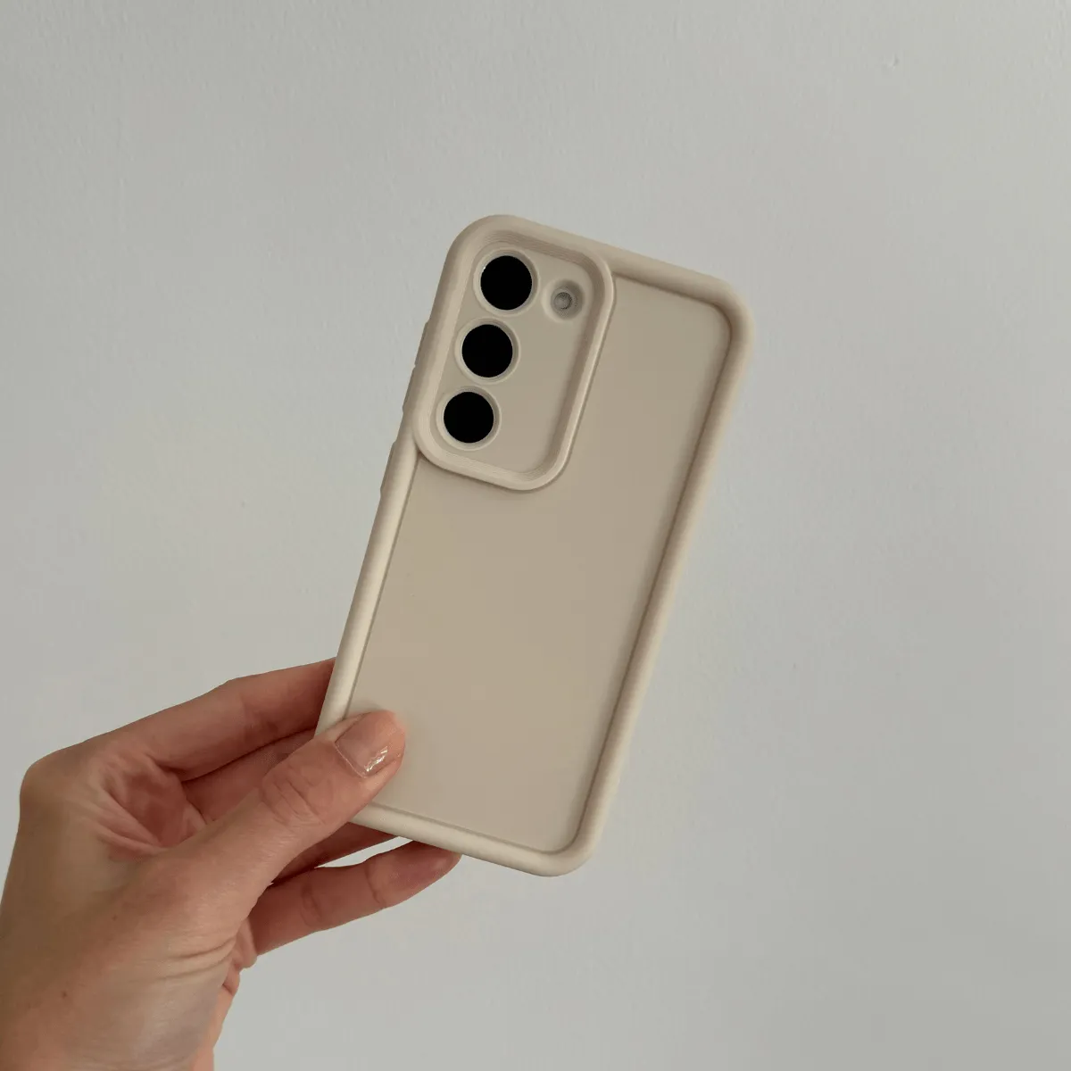 Cream Samsung Phone Case