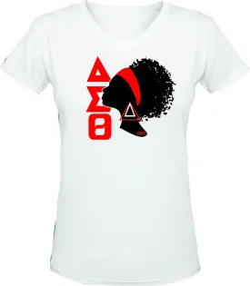 Delta Silhouette V-Neck Tee