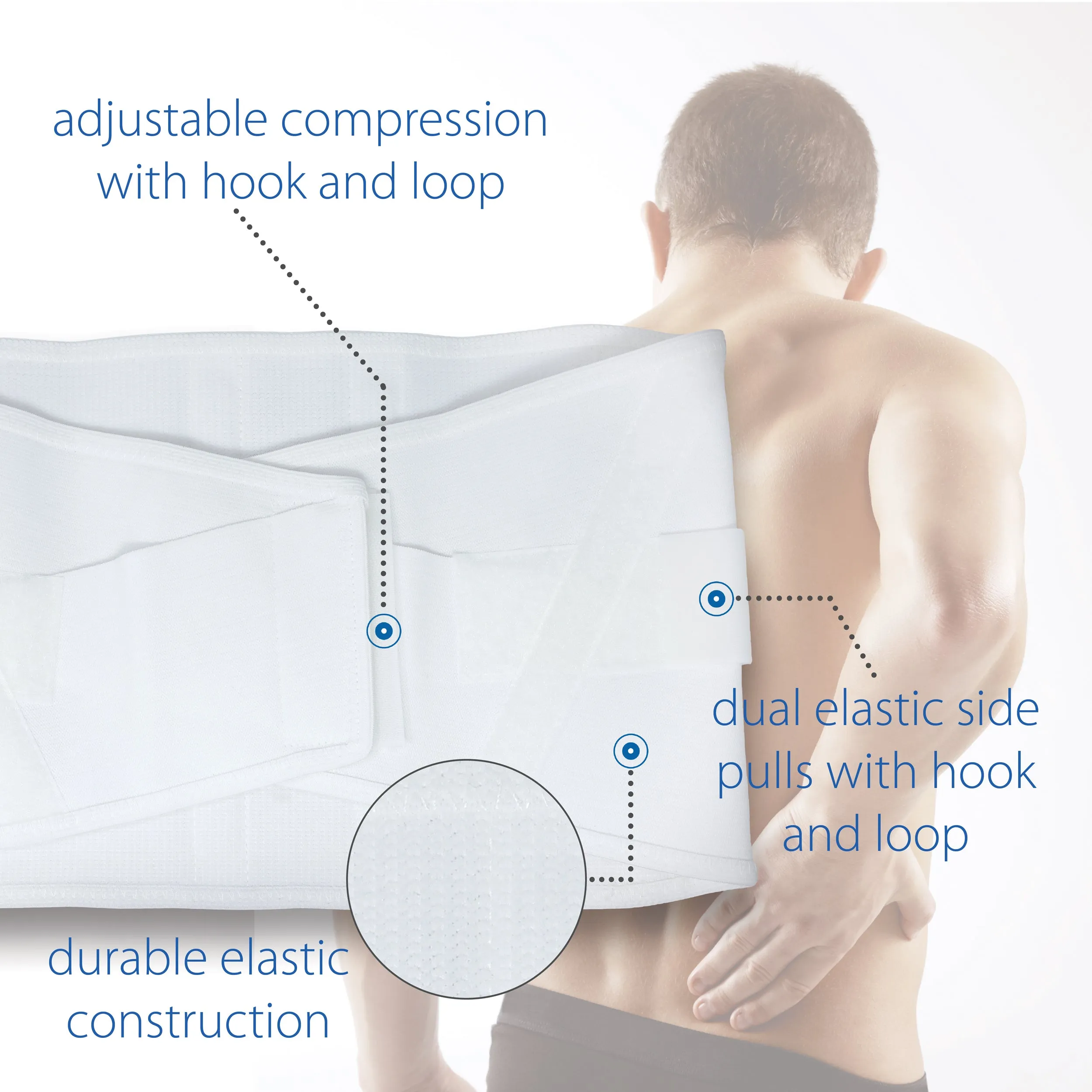 Dual Pull Elastic Crisscross Back Support