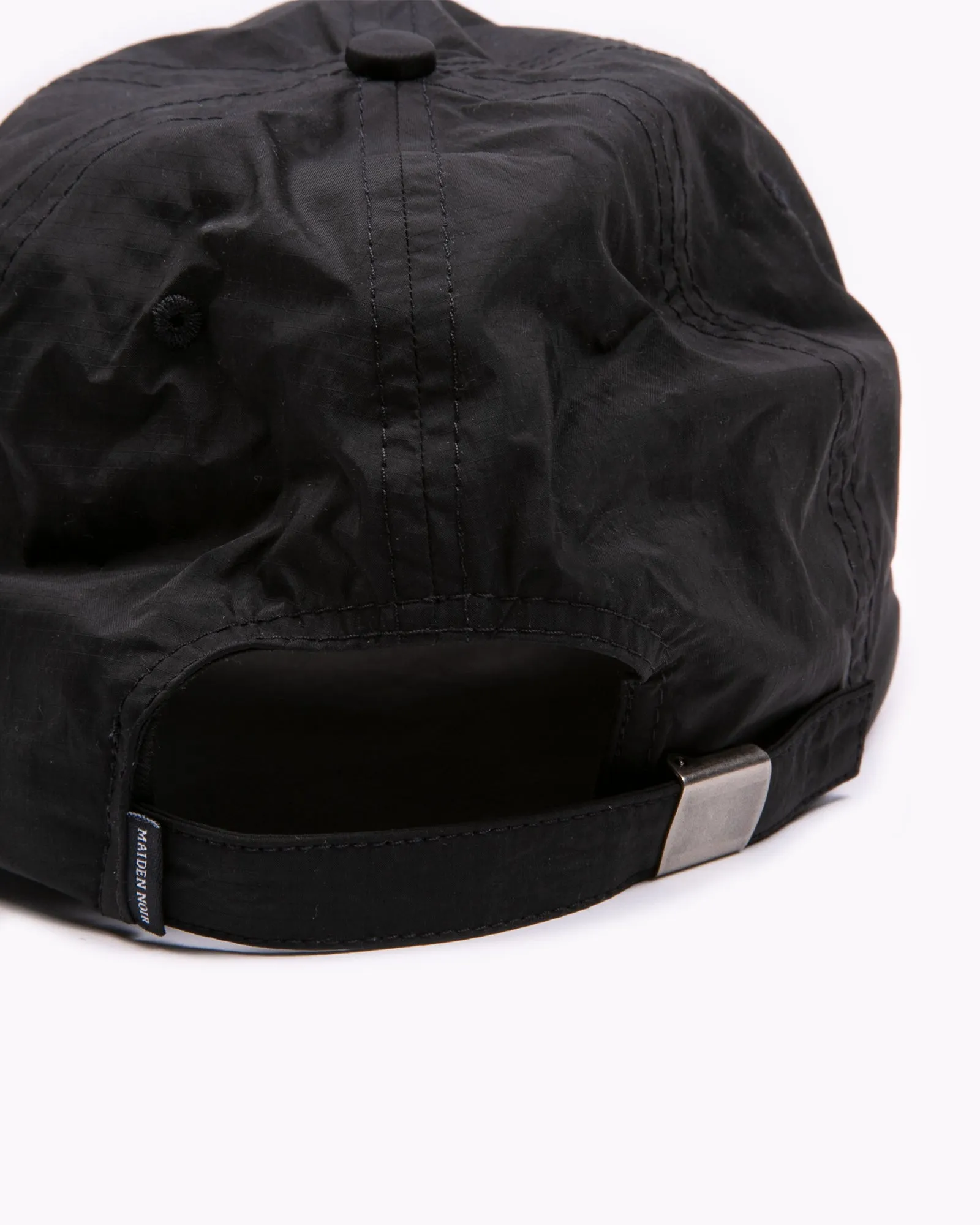 Dyed Nylon Ball Cap - Black