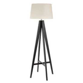 Easel Dark Wooden Tripod Floor Lamp