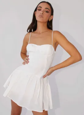 Endless Summer Mini Dress - White