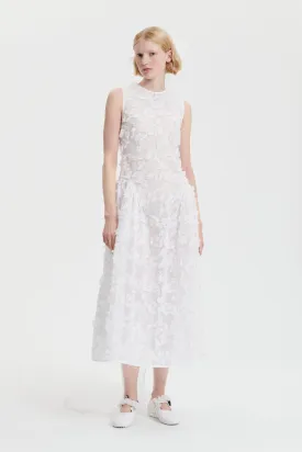 GINE | DRESS VIOLA EMBROIDERY WHITE BRIDAL