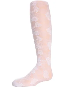 Girls' Flower Bunches Sheer Tights