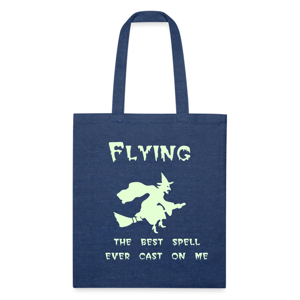 Halloween Glow in the Dark Recycled Tote Bag