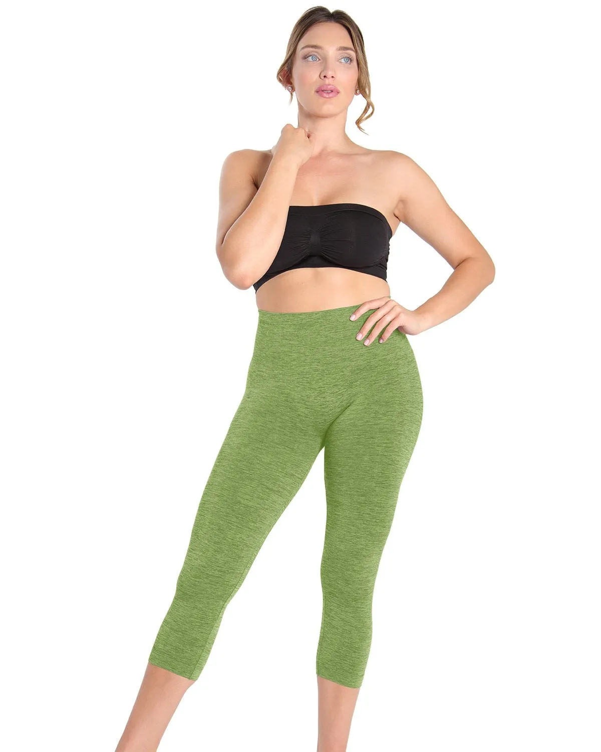 High-Waist Control Seamless Shapewear Leggings