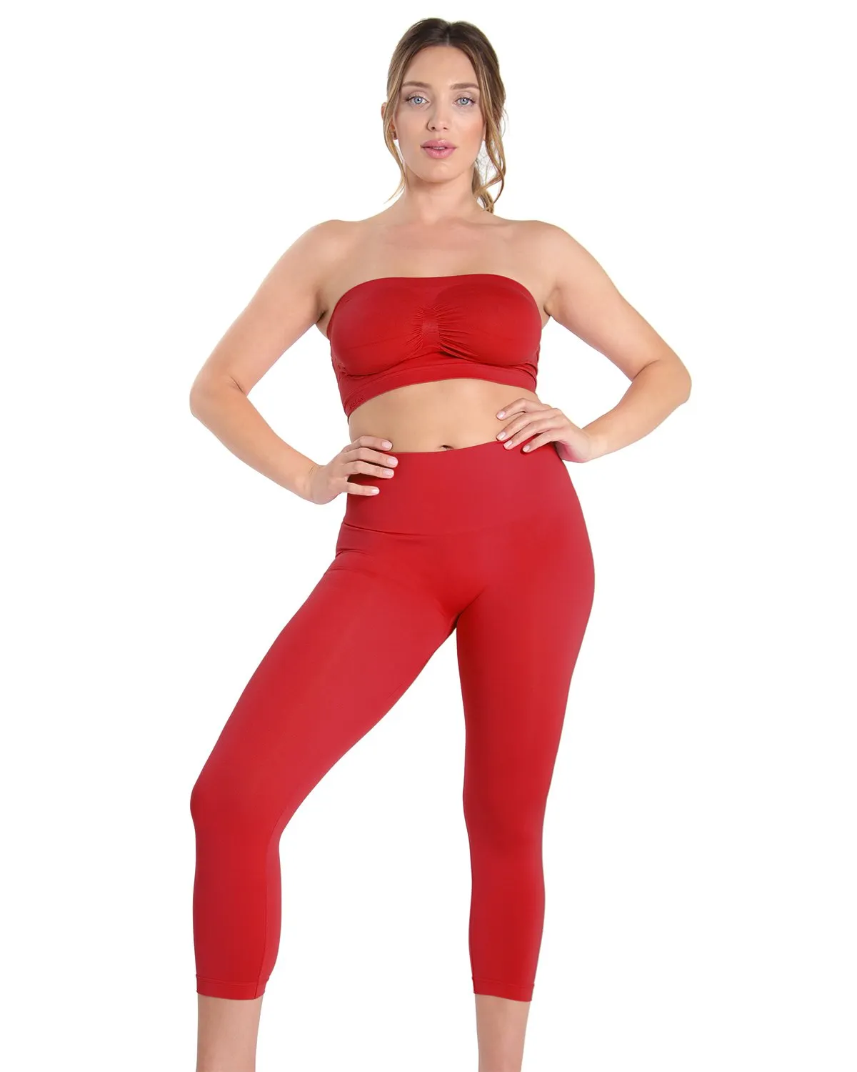 High-Waist Control Seamless Shapewear Leggings