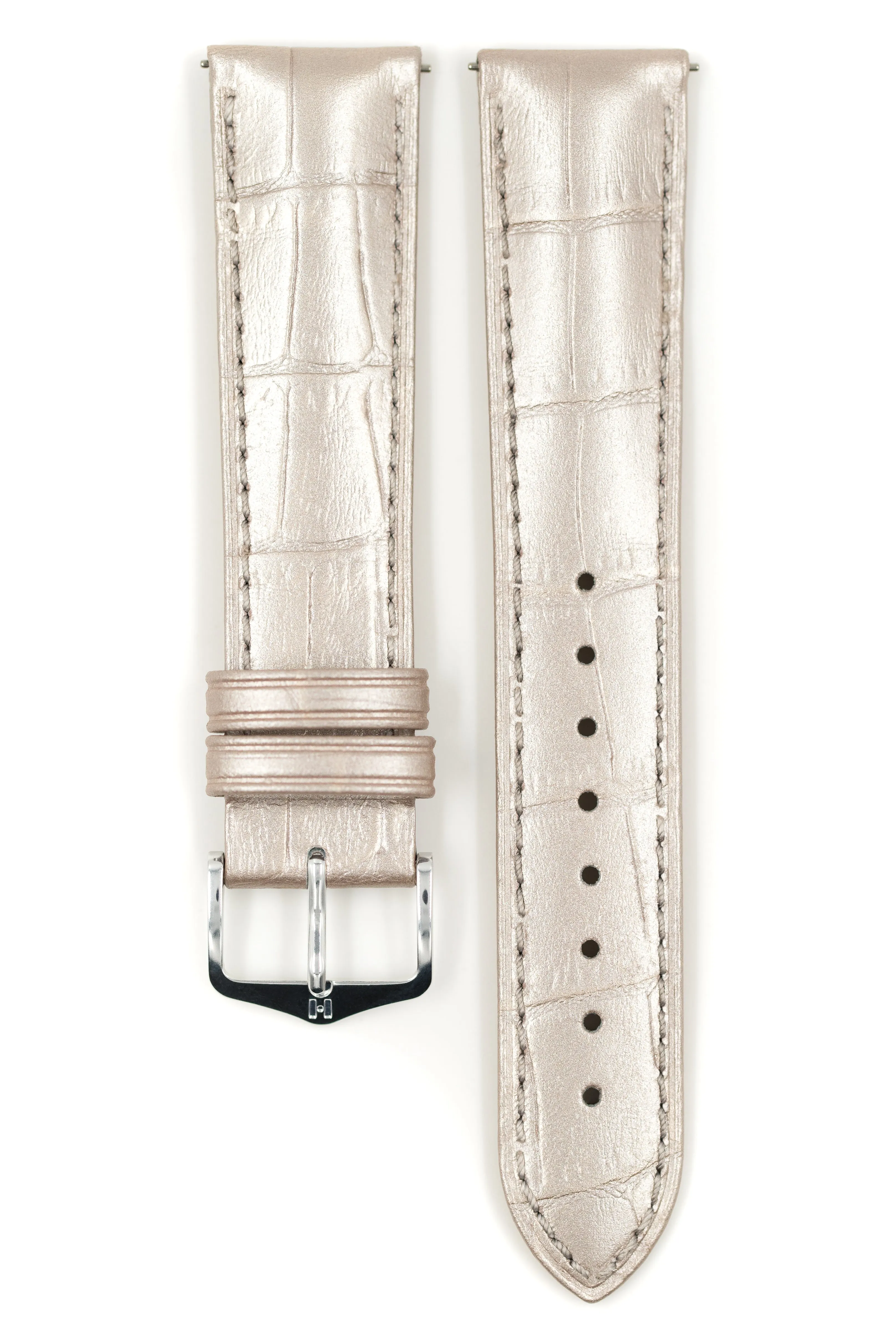 HIRSCH DUKE Alligator Embossed Calfskin Watch Strap  010 28