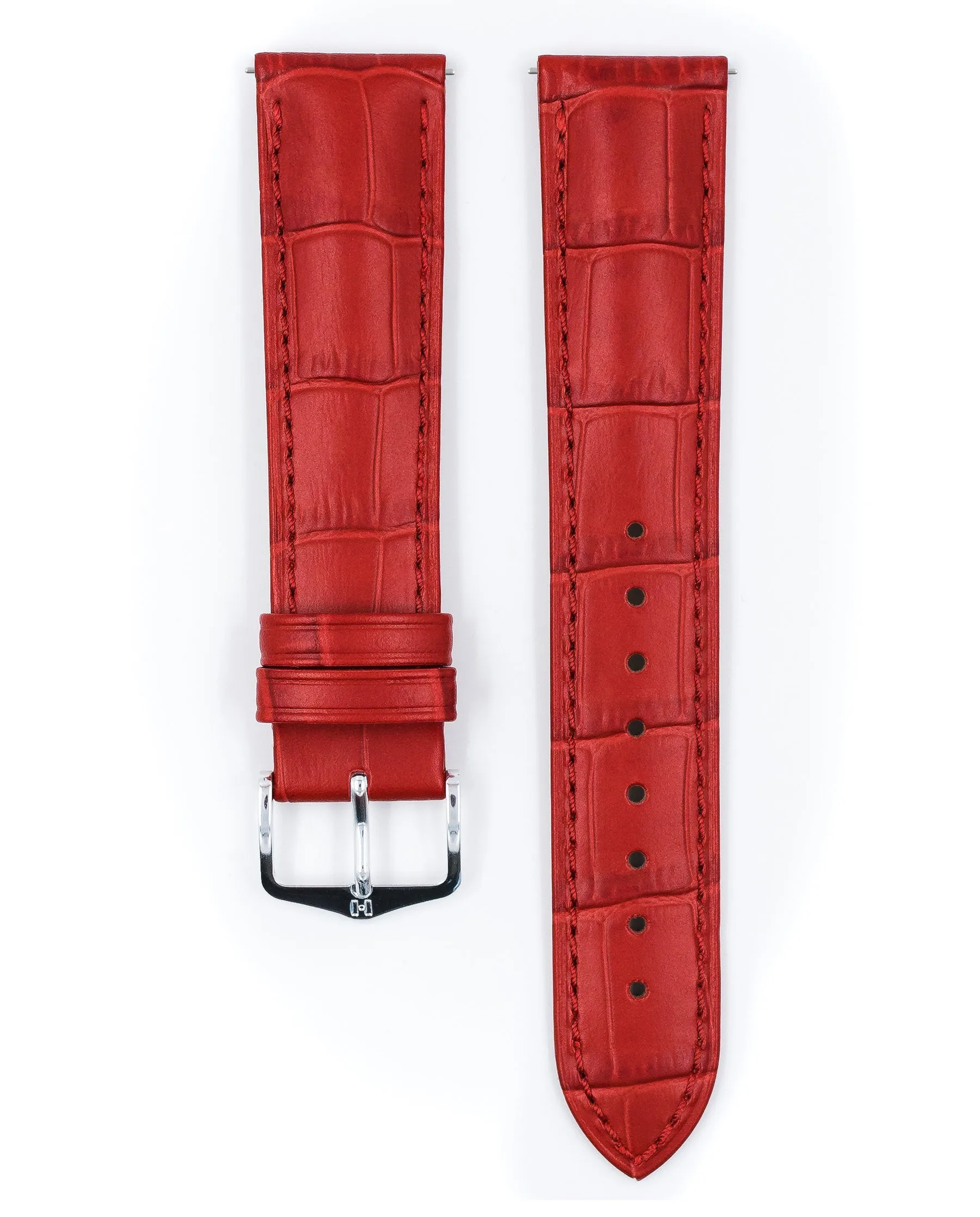 HIRSCH DUKE Alligator Embossed Calfskin Watch Strap  010 28