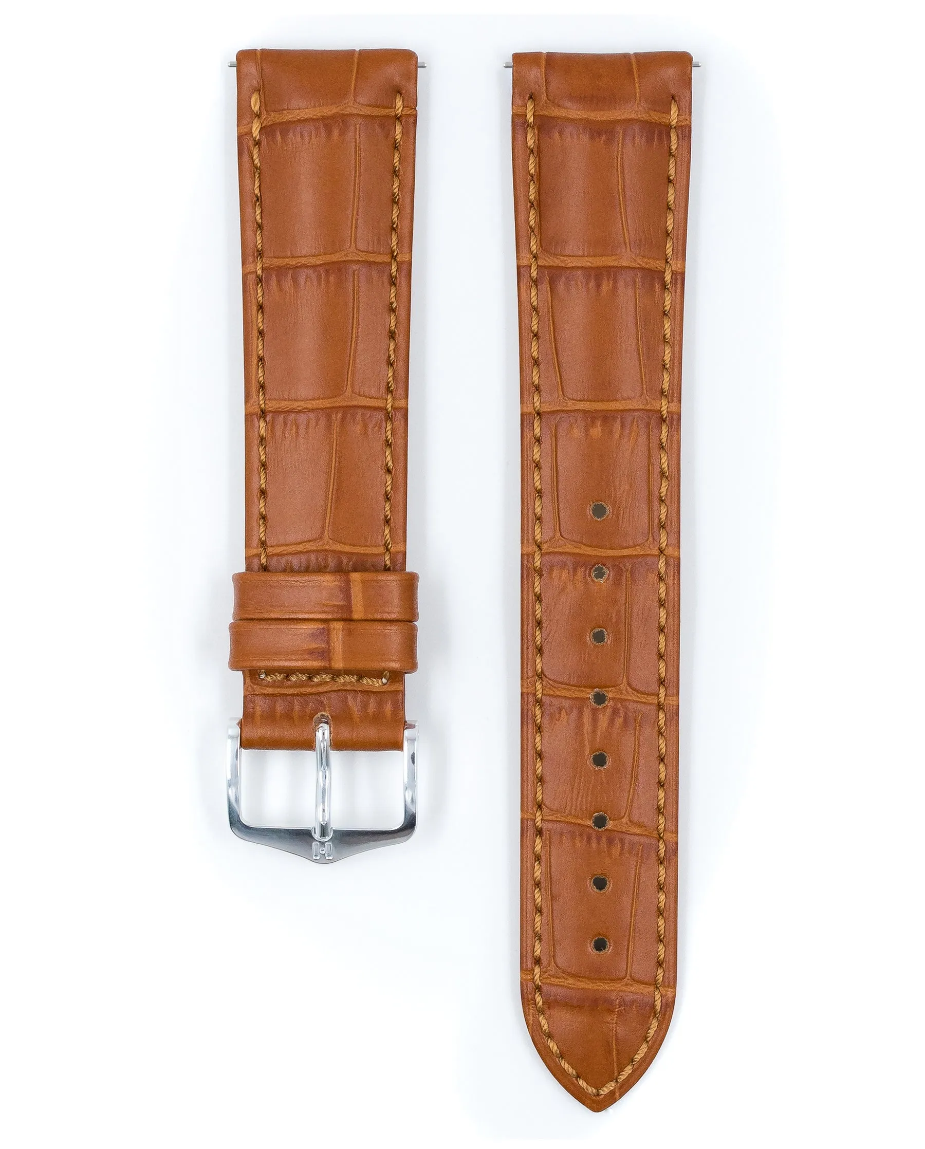 HIRSCH DUKE Alligator Embossed Calfskin Watch Strap  010 28