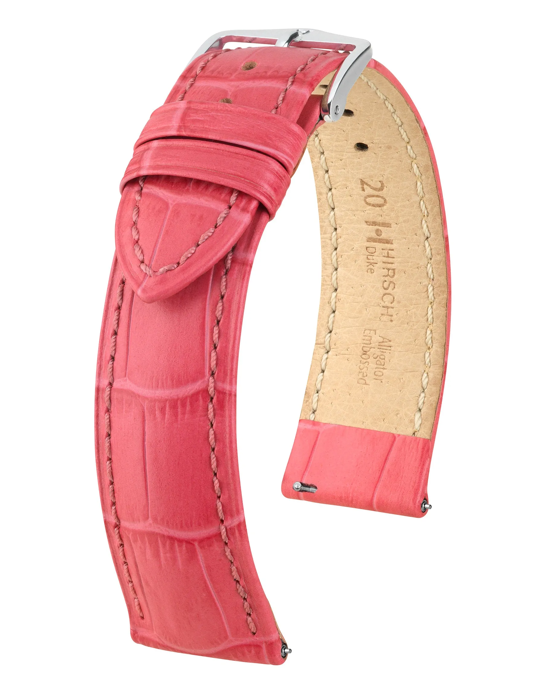 HIRSCH DUKE Alligator Embossed Calfskin Watch Strap  010 28