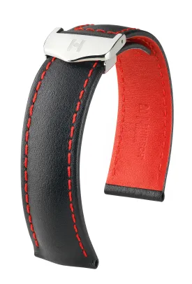 HIRSCH SPEED Italian Calfskin Watchband   074 02