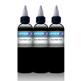 Intenze Ink - Gray Wash Tattoo Ink Set (4 oz)