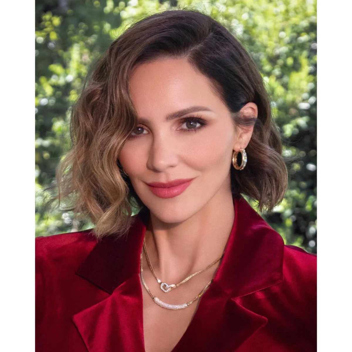 Katharine McPhee 4.5ctw Baguette Hoop Earrings - Sterling Silver
