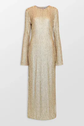 Lorna Embellished Full-Sleeve Maxi Dress