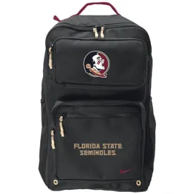 Nike Seminole Logo/Florida State Seminoles Utility Speed Backpack - Black/Garnet