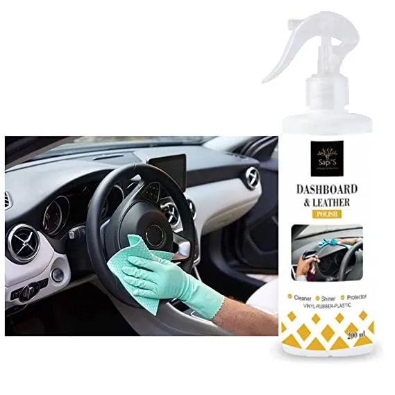 Sapi's Polish for Dashboard & Leather - Made in India