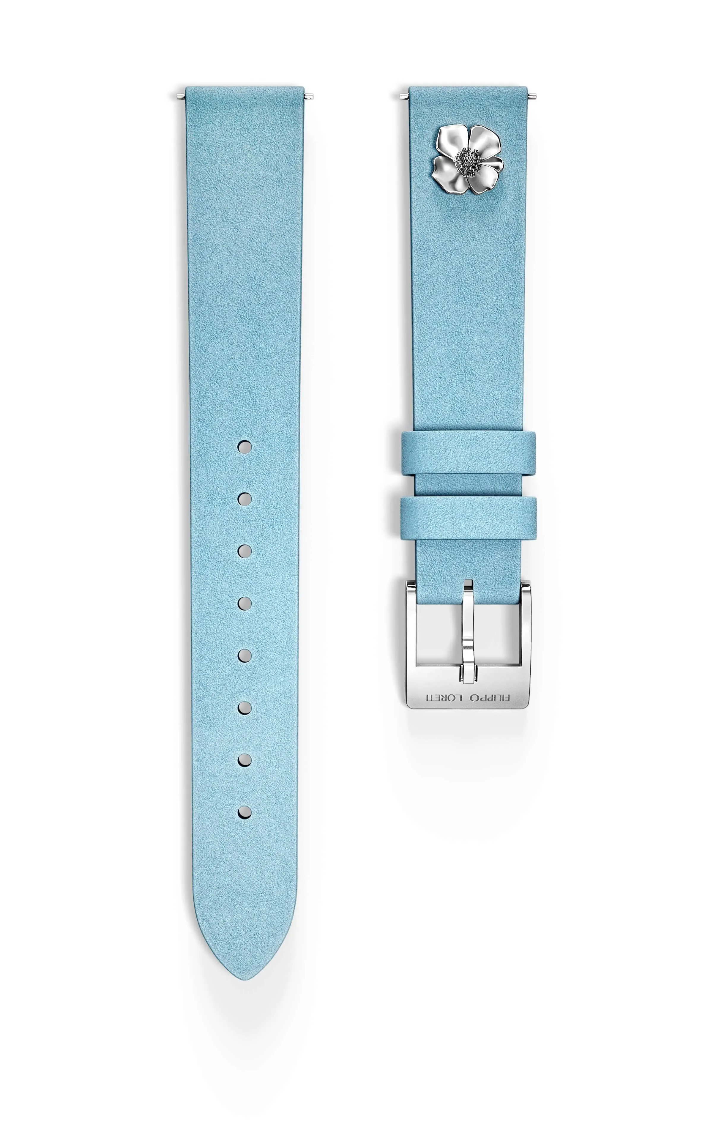 Skyblue Muse Leather Strap