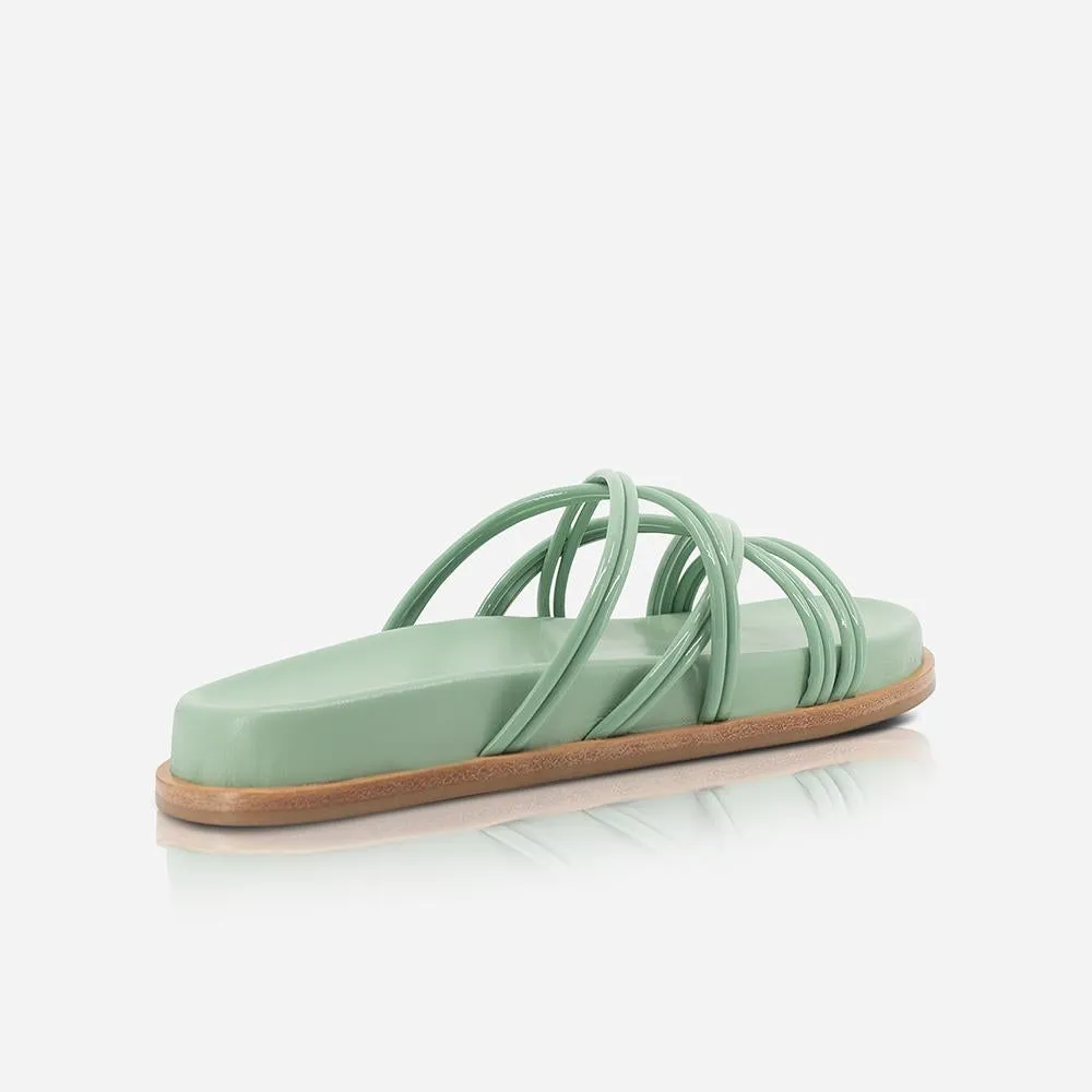St Tropez Footbed Patent Teal